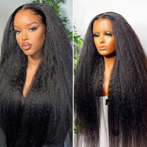 13×4-yaki-Kinky-Straight-13×4-Lace-Front-Human-Hair-Wig1