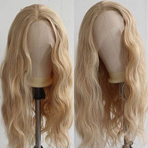T-Part Lace Front Wig Gloden Blonde (3)